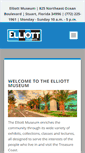 Mobile Screenshot of elliottmuseum.org